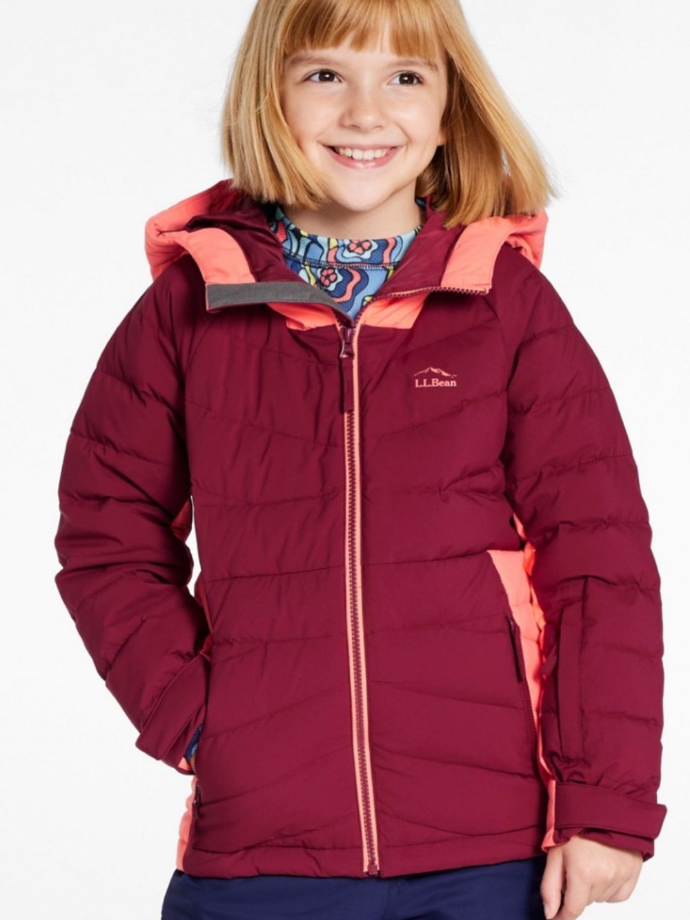 L.L. Bean Kids' Quilted Summit Ski Jacket size 5-6